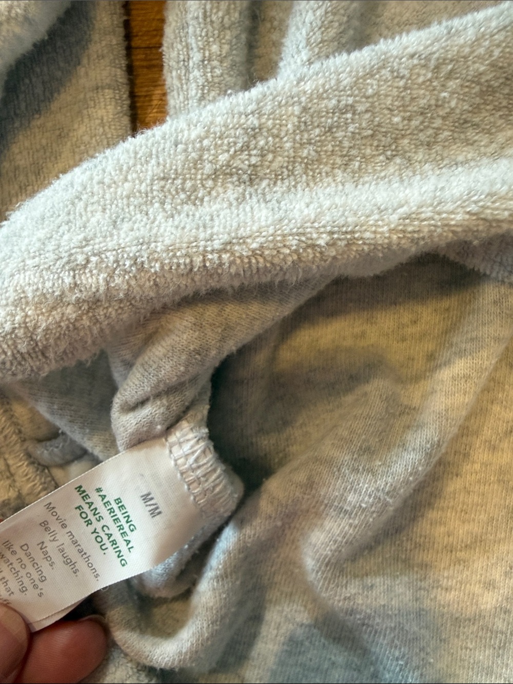 Aerie Towel Terry Cinch Sweatshirt (j1) - Picture 4 of 4